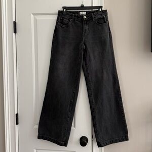 PacSun Black Casey Low Rise Baggy Jean Size 26